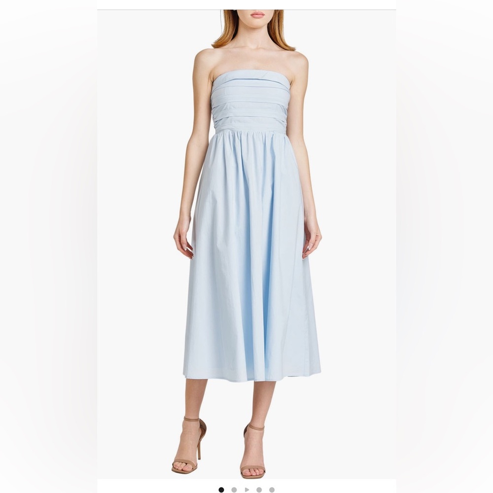 Light Blue Midi Dress